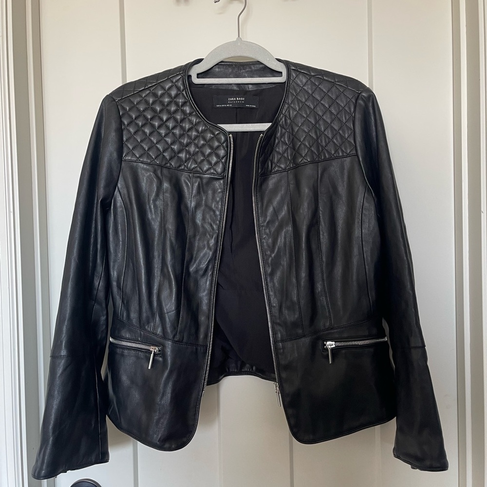 Zara Faux Leather Jacket